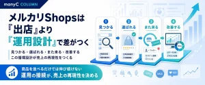 メルカリShopsは「出店」より「運用設計」で差がつく｜売上を伸ばす4層モデルと実行手順